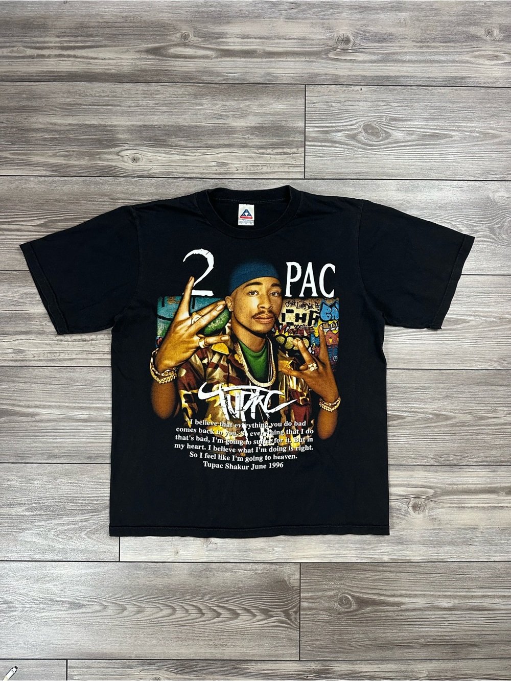 Vintage Y2K 2Pac Rap T Shirt